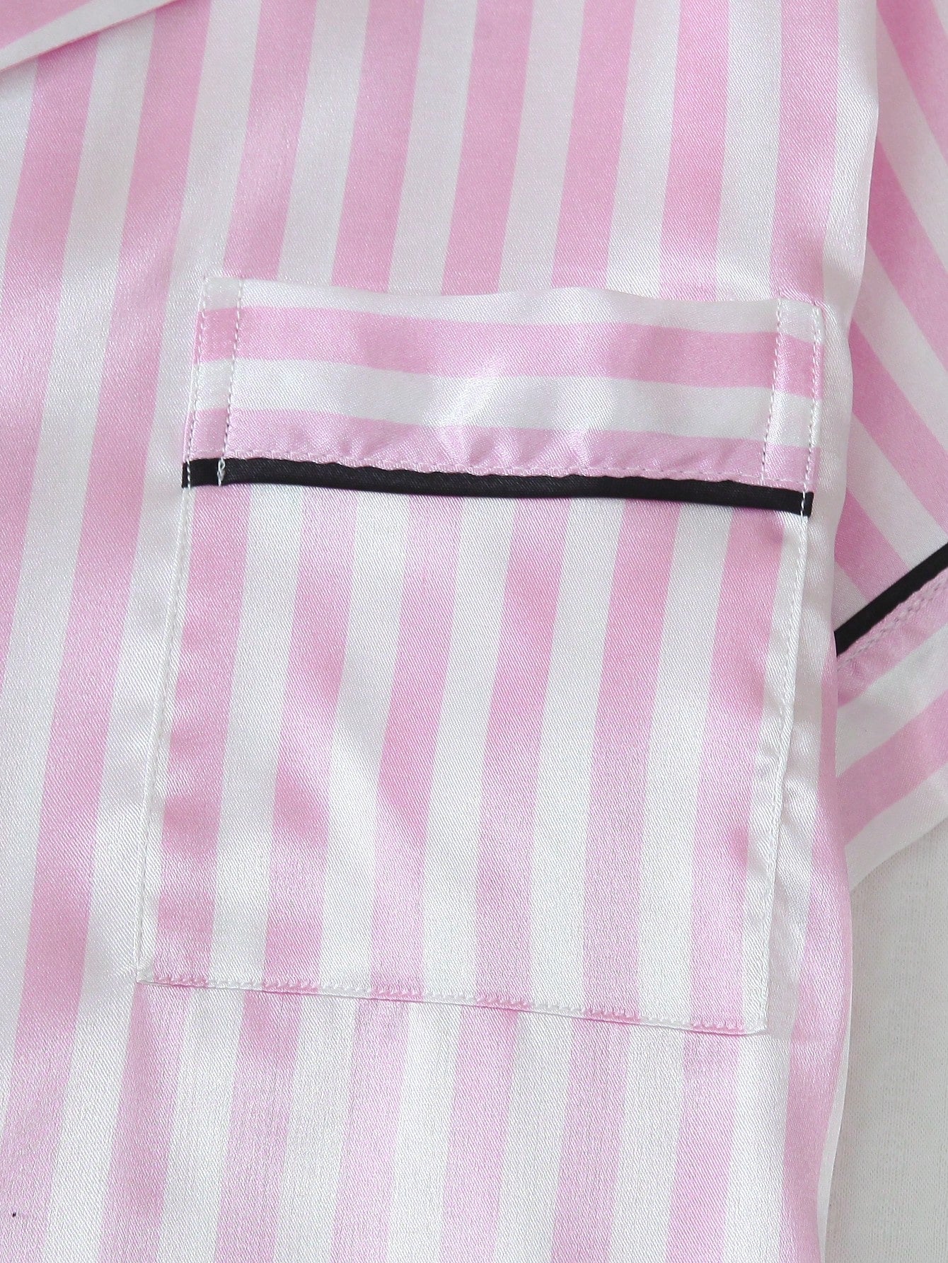 Striped Satin Pyjama Set