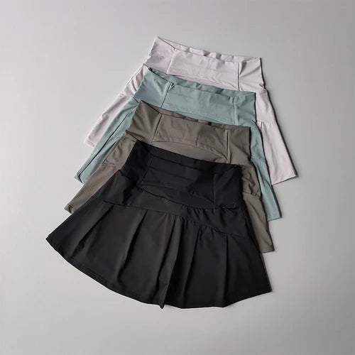 High-Waisted Tennis Skirt