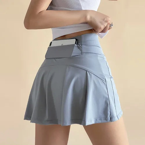 High-Waisted Tennis Skirt